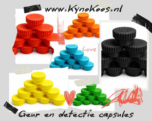 Geur en detectie capsules - set van 5